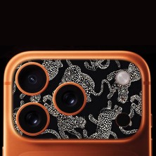 Senada iPhone 17 Pro Max Tam Kaplayan Kamera Çerçeve Koruyucu Desenli Baskılı - Tıger