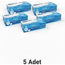 Dolphin Pudrasız Mavi Nitril Muayene Eldiven - 5 Kutu - S Beden - Kutuda 100 Adet