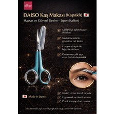 Daiso Daıso Profesyonel Kaş Makası (Kavisli Uçlu) – Japon Kalitesi
