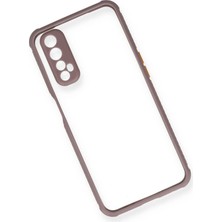 Dukkanıum Newface Realme 7 Kılıf Miami Şeffaf Silikon - Açık Mor