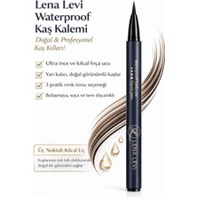 Lena Levi Profesyonel Waterproof Likit Kaş Kalemi – Doğal Kıl Efekti