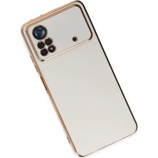 Dukkanıum Newface Xiaomi Poco X4 Pro 5g Kılıf Volet Silikon - Beyaz