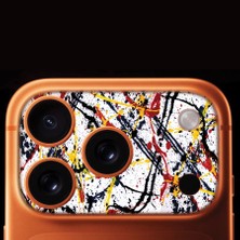 Senada iPhone 17 Pro Tam Kaplayan Kamera Çerçeve Koruyucu Desenli Baskılı - Boya