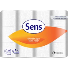 Sens Tuvalet Kağıdı 2 Katlı 24 Rulo