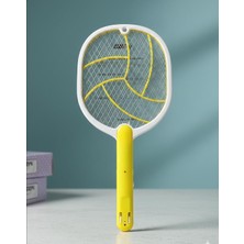 Skygo Şarjlı Sinek Öldürücü Raket, Aç-Kapa Düğmeli Elektrikli Sinek Raketi, Güvenli Kullanım