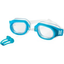 GRAYLINE Line 26034 Bestway Çocuk Yüzücü Gözlüğü, Burun Mandalı ve Koruyucu Kulak Tıkacı Seti 7+