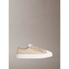 Calvin Klein Kadın Vulc Laceup Aop Canvas Sneaker