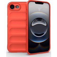 Starseven Iphone 16E Kılıf Optimum Silikon - Kırmızı