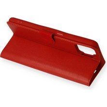 Dukkanıum Newface Oppo A73 Kılıf Trend S Plus Kapaklı Kılıf - Kırmızı