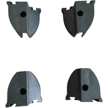 Mücevher Yapı Cam Balkon Gold Sistem Siyah Dikme Kapağı (Bitim Kapağı) Takım