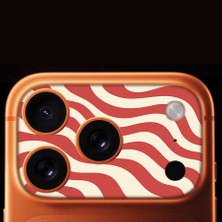 Senada iPhone 17 Pro Max Tam Kaplayan Kamera Çerçeve Koruyucu Desenli Baskılı - Slalom