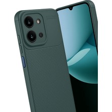 Dukkanıum Newface Xiaomi Redmi 15C 4g Auto Focus Karbon Kapak - Koyu Yeşil