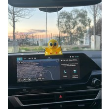 EAE Design Studio Salıncaklı Sallanan Civciv Araç Içi Dikiz Aynası Süsü