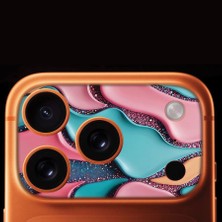 Senada iPhone 17 Pro Max Tam Kaplayan Kamera Çerçeve Koruyucu Desenli Baskılı - Sanat Eseri