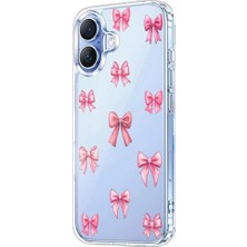 3gen Case Iphone 17 Kılıf Desenli Lüx Şeffaf Silikon Kılıf Kurdele2