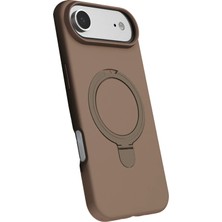 Dukkanıum Newface Apple Iphone 17 Air Regal Magsafe Standlı Kapak - Çöl Titanyum