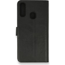 Dukkanıum Newface Samsung Galaxy A20S Kılıf Trend S Plus Kapaklı Kılıf - Siyah