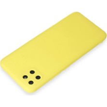 Dukkanıum Newface Realme C11 Kılıf Nano Içi Kadife Silikon - Sarı