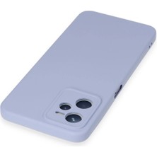 Dukkanıum Newface Realme C35 Kılıf Nano Içi Kadife Silikon - Lila