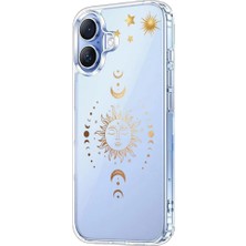 3gen Case Iphone 17 Kılıf Desenli Lüx Şeffaf Silikon Kılıf AST20