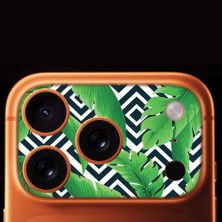 Senada iPhone 17 Pro Tam Kaplayan Kamera Çerçeve Koruyucu Desenli Baskılı - Garden