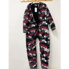 Key Kids Çocuk Uyku Tulumu Gri Kırmızı Nyc Pamuklu Bacaklı 10/12/14 Yaş Büyük Beden 2.5 Tog Kışlık Kalın Erkek