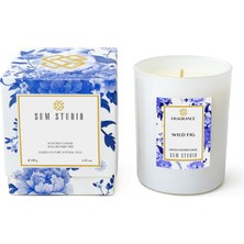 Sum Studio Yabani Incir Kokulu Pamuk Fitilli Doğal Mum 180 gr