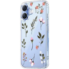 3gen Case Iphone 17 Kılıf Desenli Lüx Şeffaf Silikon Kılıf Yaprak1