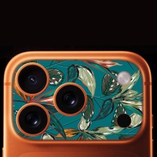 Senada iPhone 17 Pro Max Tam Kaplayan Kamera Çerçeve Koruyucu Desenli Baskılı - Malaga