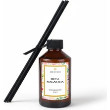 Sum Studio Rose Magnolia - Gül Manolya Çubuklu Oda Kokusu Refill 220 ml - Yedek Dolum Esansı