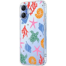 3gen Case Iphone 17 Kılıf Desenli Lüx Şeffaf Silikon Kılıf Dnz3