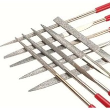 Usin 5 Parça Elmas Uçlu 3D Plastik Cam Altın Fayans Taş Hobi El Sanatları Mücevher Tamirci El Zımparası