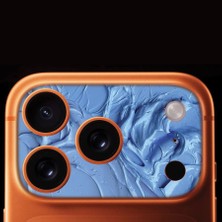 Senada iPhone 17 Pro Max Tam Kaplayan Kamera Çerçeve Koruyucu Desenli Baskılı - Sanatsal