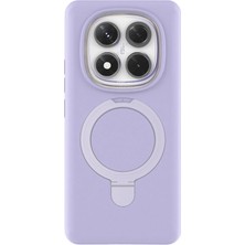 Dukkanıum Newface Xiaomi Redmi Note 14 Pro 4g Regal Magsafe Standlı Kapak - Lila