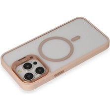 Dukkanıum Joko Iphone 15 Pro Kılıf Roblox Lens Magsafe Standlı Kapak - Pudra