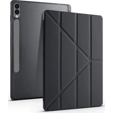 İlk El Grup  Samsung Galaxy X510 Tab S9 Fe 11 Kılıf Kalemlikli Mars Tablet Kılıfı - Siyah