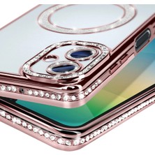 Dukkanıum Newface Samsung Galaxy A06 Joke Simli Magneticsafe Kılıf - Pembe