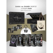 Novytech Saka ve Sanrı Serisi - 4 Kitaplık Yan Boyamalı Kutu