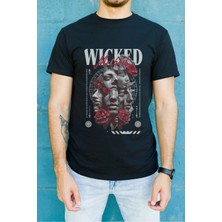 Velmora Fashion Unisex Oversize 24/1 Penye Dtf Baskılı Tişört - DTF104