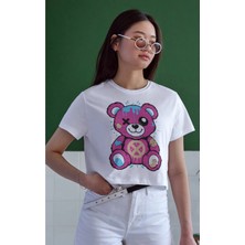 Velmora Fashion Unisex Oversize 24/1 Penye Dtf Baskılı Tişört - DTF130