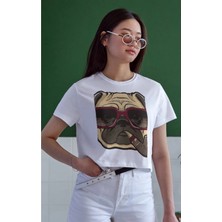 Velmora Fashion Unisex Oversize 24/1 Penye Dtf Baskılı Tişört - DTF145