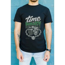 Velmora Fashion Unisex Oversize 24/1 Penye Dtf Baskılı Tişört - DTF133