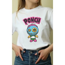 Velmora Fashion Unisex Oversize 24/1 Penye Dtf Baskılı Tişört - DTF167