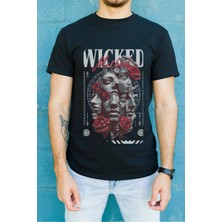 Velmora Fashion Unisex Oversize 24/1 Penye Dtf Baskılı Tişört - DTF142