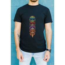 Velmora Fashion Unisex Oversize 24/1 Penye Dtf Baskılı Tişört - DTF151