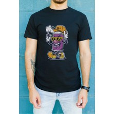 Velmora Fashion Unisex Oversize 24/1 Penye Dtf Baskılı Tişört - DTF18Velmora Fashion