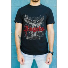 Velmora Fashion Unisex Oversize 24/1 Penye Dtf Baskılı Tişört - DTF88