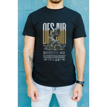 Velmora Fashion Unisex Oversize 24/1 Penye Dtf Baskılı Tişört - DTF74