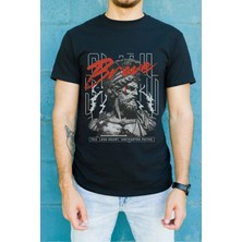 Velmora Fashion Unisex Oversize 24/1 Penye Dtf Baskılı Tişört - DTF92