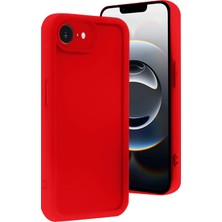 Olinea Newface Iphone 16E Kılıf Viera Silikon - Kırmızı